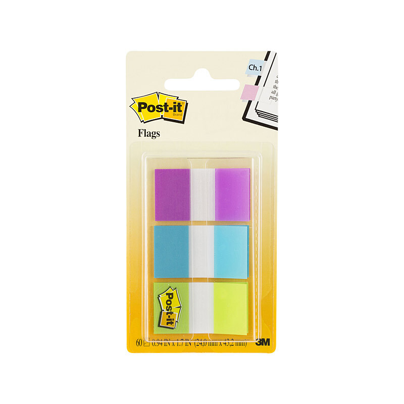POST-IT Flag 680-PBG Pack of 3 Bx6 - D-PI70071493244 shop at AUSTiC 3D Shop