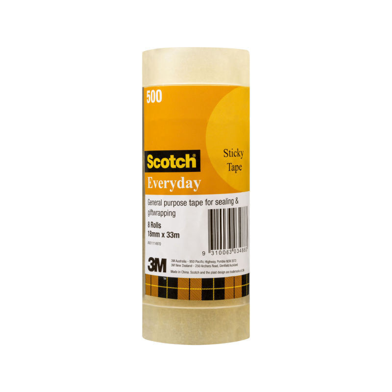 SCOTCH StickyTape 502 18mmX33M - D-SCT5021833 shop at AUSTiC 3D Shop