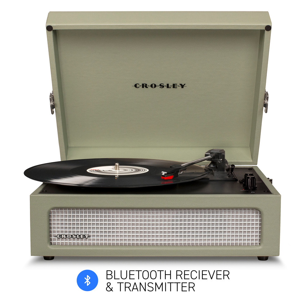 CROSLEY Crosley Voyager Sage - Bluetooth Portable Turntable