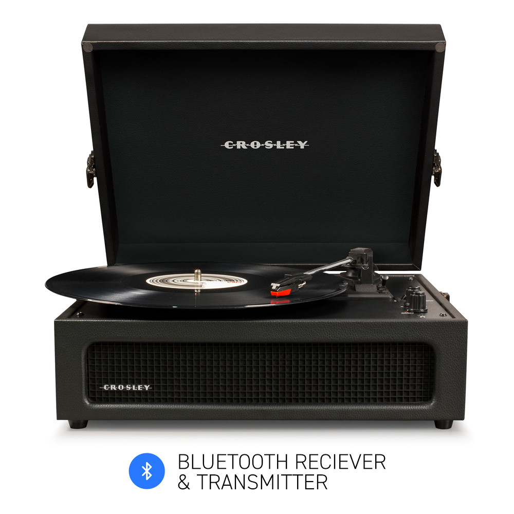 CROSLEY Crosley Voyager Black - Bluetooth Portable Turntable
