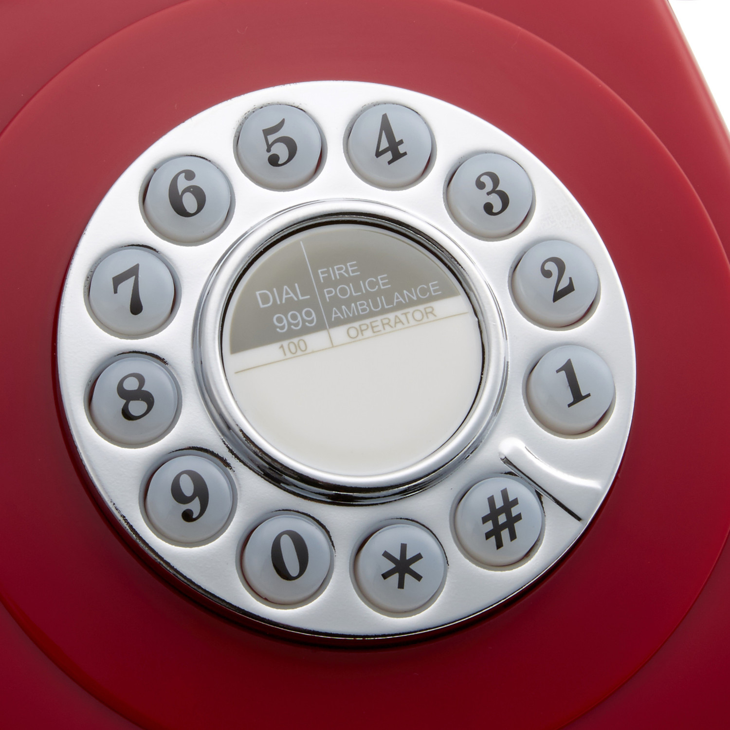 GPO RETRO GPO 746 PUSH BUTTON TELEPHONE - RED - IW-GPO-746PB-RED shop at AUSTiC 3D Shop