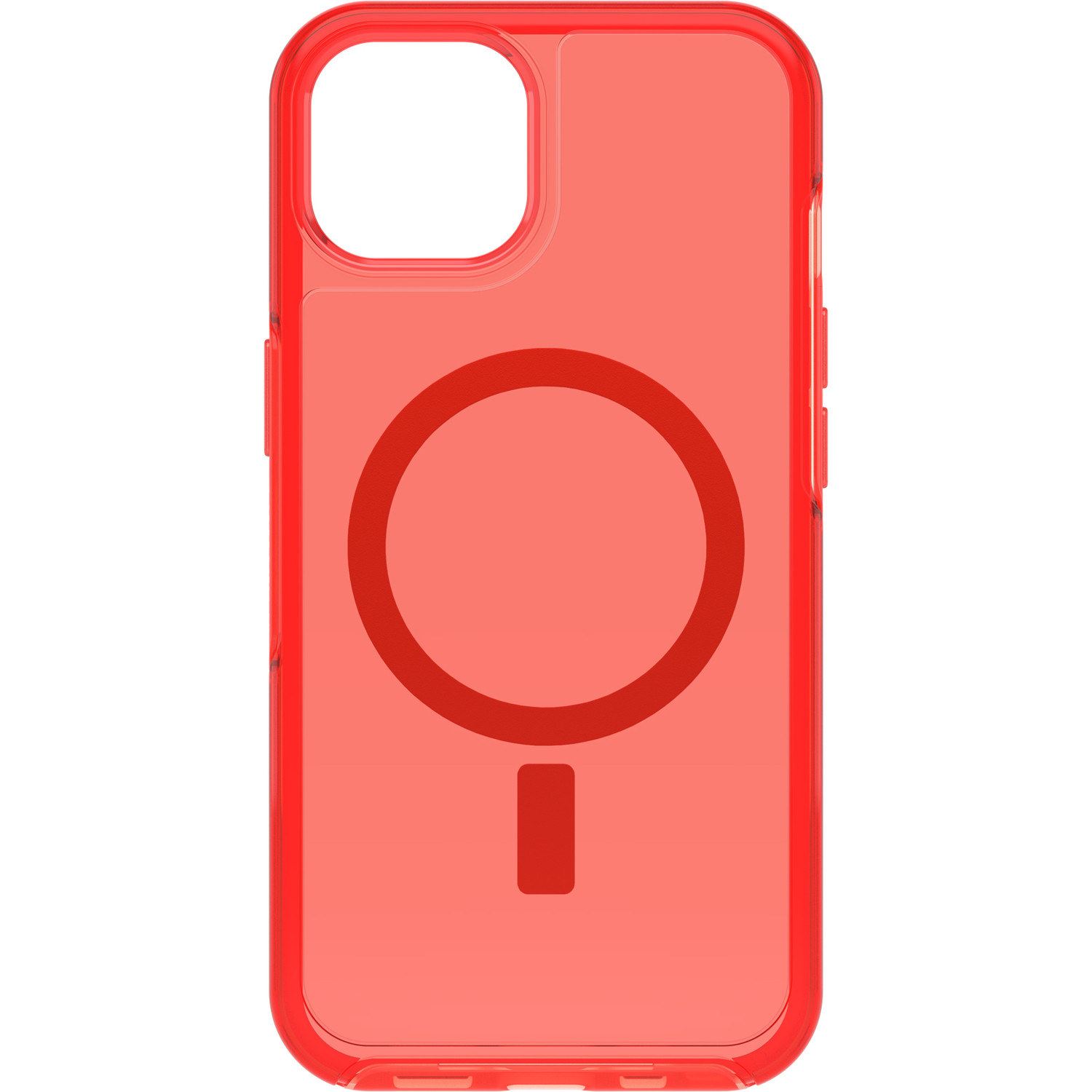 OTTERBOX Apple iPhone 13 Symmetry Series+ Clear Antimicrobial Case for MagSafe - Ant In The Red(77-85646) - Made with 50% recycled plastic - L-MPAAIP12SSPCRED at AUSTiC 3D Shop