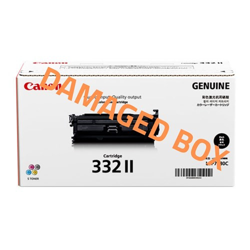 CANON CART332BK BLK CARTRIDGE FOR LBP7780CX DAMAGED CARTON