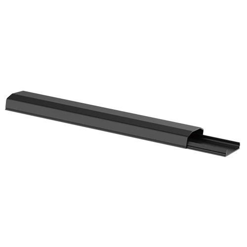 BRATECK Plastic Cable Cover - 250mm Material: Polyvinyl Chloride(PVC) Dimensions 60x20x250mm - Black