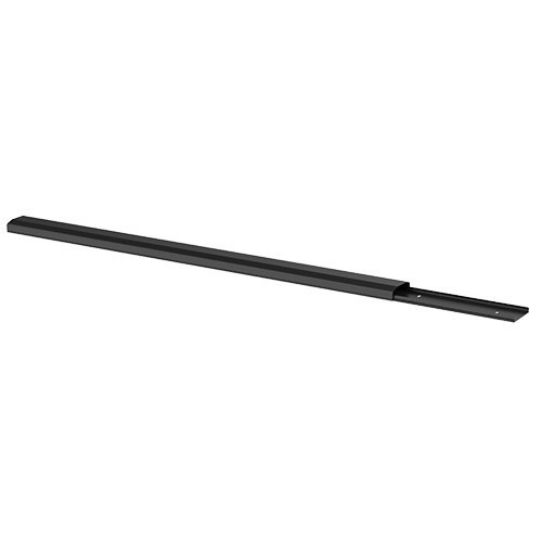 BRATECK Plastic Cable Cover - 750mm Material: Polyvinyl Chloride(PVC) Dimensions 60x20x750mm - Black