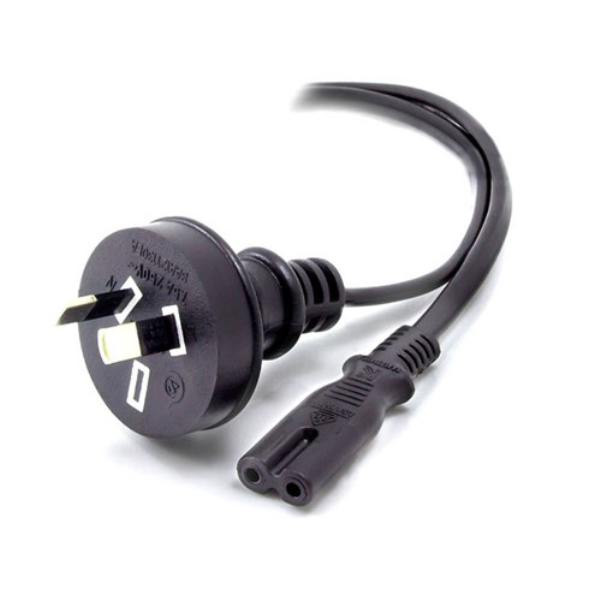 ALOGIC 2m Aus 2 Pin Mains Plug to IEC C7 Male to Female - MA-21A-MF-AUS2PC7-2M shop at AUSTiC 3D Shop