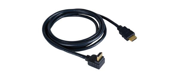 Kramer High-Speed HDMI Right Angle Cable with Ethernet - 1.80m (6ft) (Standard Cable Assemblies)