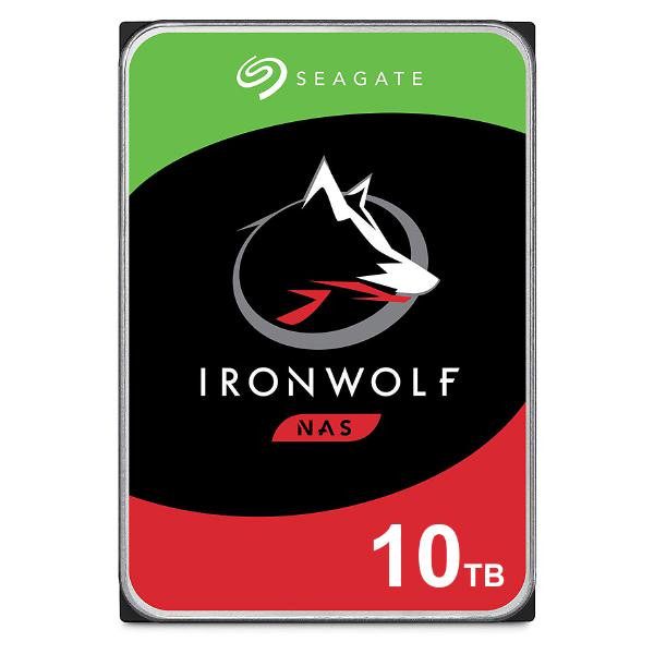Seagate IronWolf NAS HDD 3.5"; Internal SATA 10TB NAS HDD, 7200 RPM, 3 Year Warranty