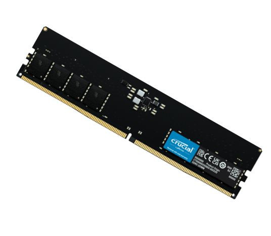 MICRON (CRUCIAL) 32GB (1x32GB) DDR5 UDIMM 4800MHz CL40 Desktop PC Memory for Intel 12th Gen CPU or Z690 MB