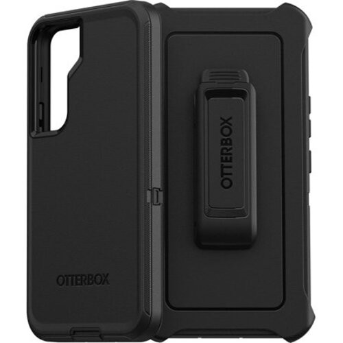 OTTERBOX Samsung Galaxy S22 Defender Series Case - Black (77-86358), Multi-Layer defense, Wireless Charging Compatible, Port Protection, Slim design