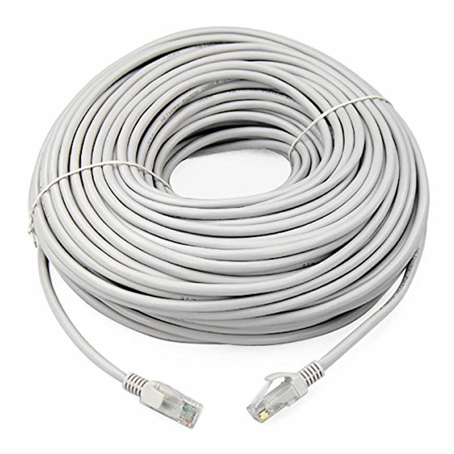 8WARE Cat6a UTP Ethernet Cable 50m Snagless Grey