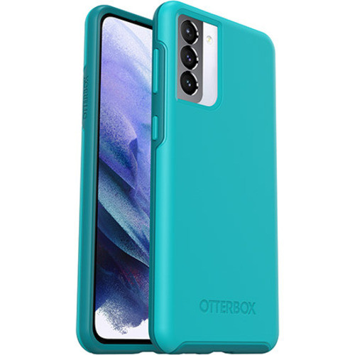 OTTERBOX Samsung Galaxy S21+ 5G Symmetry Series Case - Rock Candy Blue 77-81197, 3X Military Standard Drop Protection, Durable Protection - L-MPAOTSGS21PSYMCSB shop at AUSTiC 3D Shop