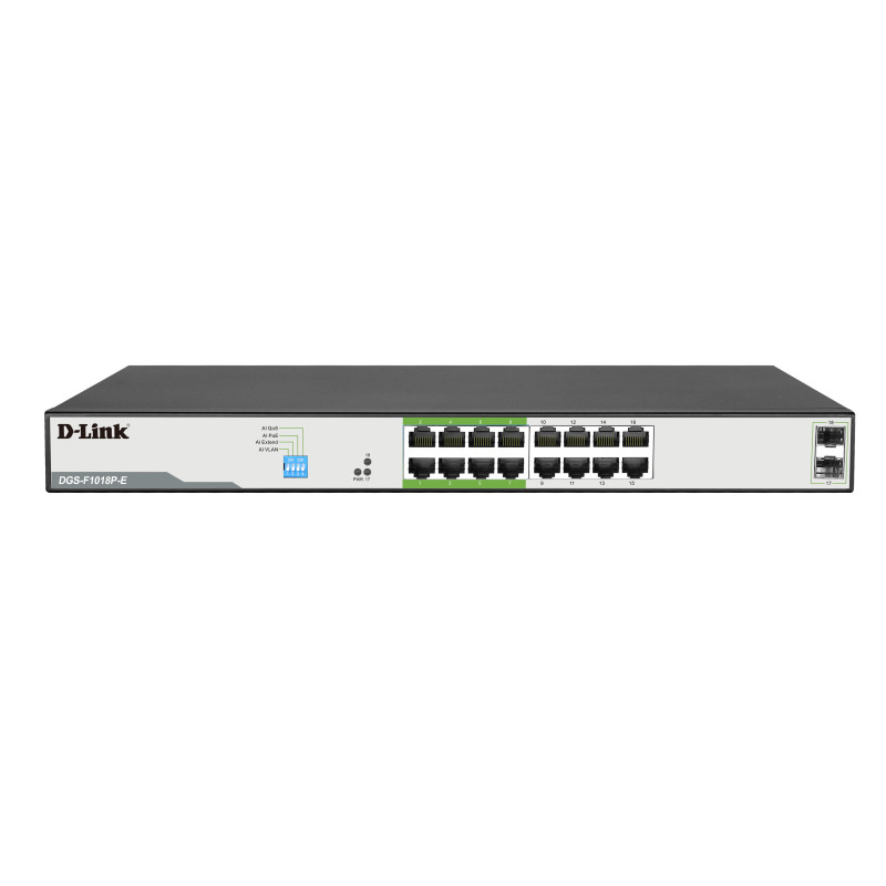 D-LINK Port Gigabit PoE Switch