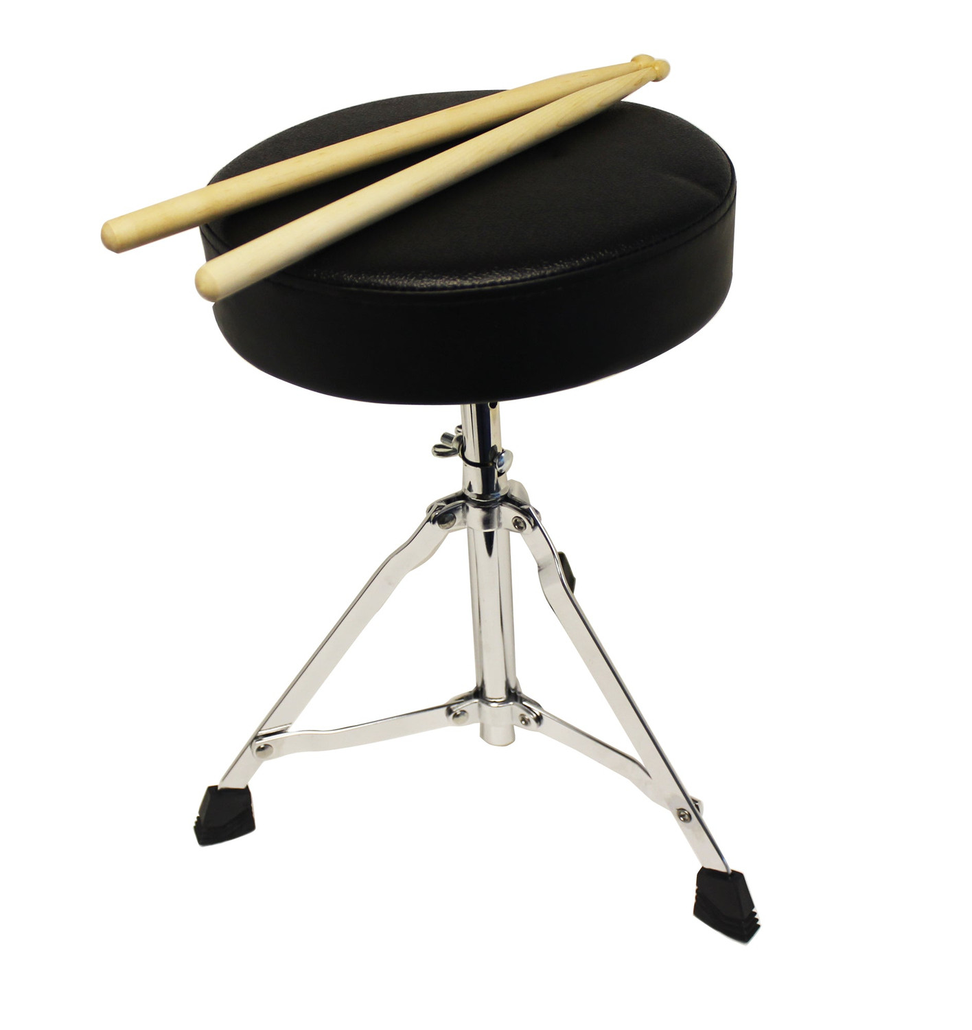 Music Alley 3 Piece Kids Drum Set with Throne, Cymbal, Pedal & Drumsticks - Metalic Red