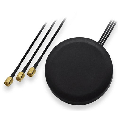 TELTONIKA Combo SISO Mobile/GNSS/WIFI Flush Mount Mobile Antenna for Vehicle/Cabinet - For use with RUT950 - Formerly 003R-00254