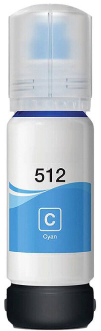 EPSON Premium Generic Ink Bottle (Replacement for 512 Cyan)