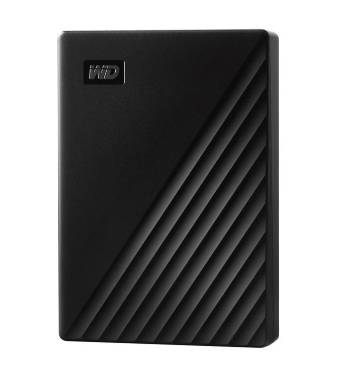 WESTERN DIGITAL Digital My Passport 4TB USB 3.0 2.5' Portable External Hard Drive - 256-bit AES Encryption Slim Light Durable Shock Proof Black Plug & Play
