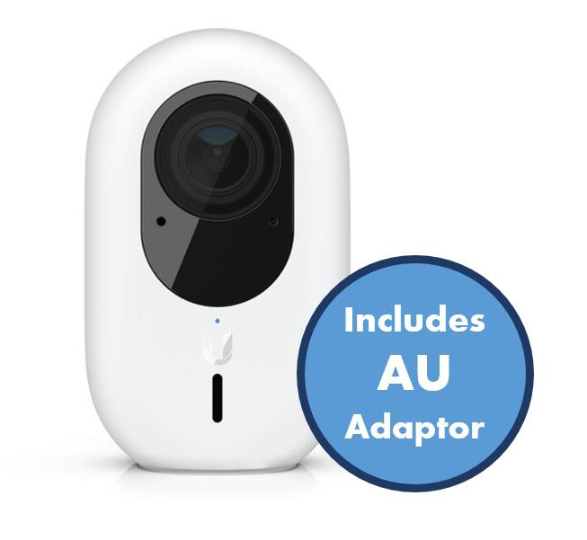 UBIQUITI UniFi Protect G4 Instant Wireless Camera + Cygnett PowerPlus 20W USB-C PD Wall Charger (White).