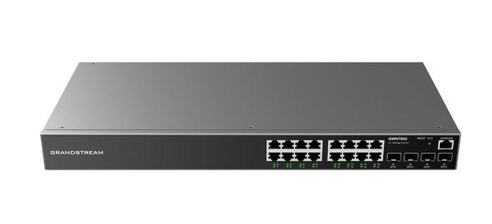 GRANDSTREAM ENTERPRISE LAYER 2 MANAGED NETWORK SWITCH 16 X GIGE 4 X SFP