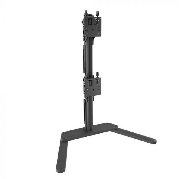 ATDEC Atdec AWMS-2-BT75-FS Freestanding heavy duty dual vertical monitor mount