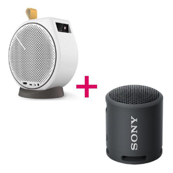 BENQ BenQ GV30 Mini Portable Projector/ 720p/ 300 ANSI/ 2.1 Bluetooth Speakers/ Wifi/ Android TV with Bonus SONY Bluetooth speaker for a limited time only 