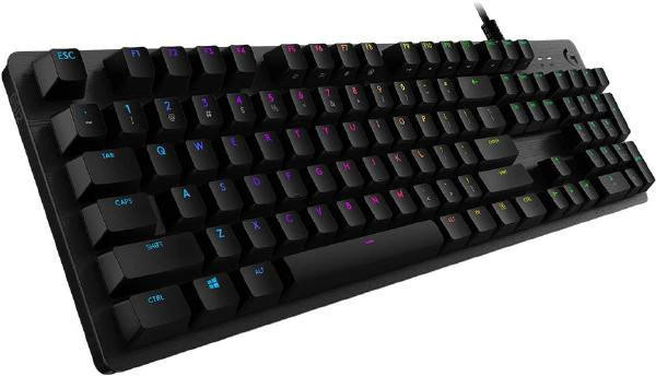 LOGITECH Logitech G512 Carbon RGB Mechanical Gaming Keyboard - GX Brown Tactile 