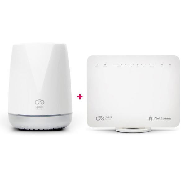 NETCOMM Netcomm CloudMesh Bundle - 1 x NF18MESH Gateway and 1 x NS-01 Satellite