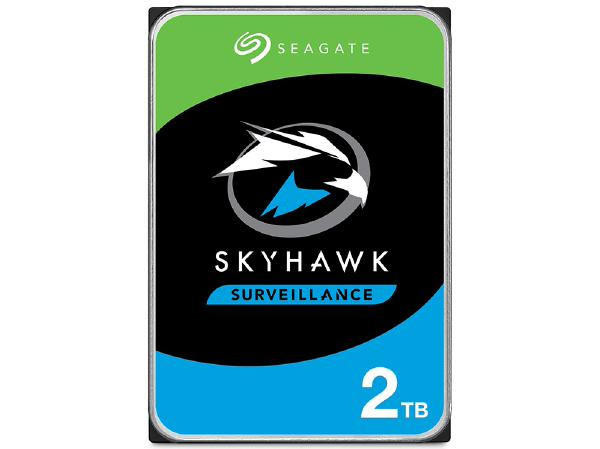SEAGATE Seagate 2TB SkyHawk Surveillance 3.5 inch Hard Drive, SATA III, 180MB/s Transfer Rate, 256MB Cache, 1M Hours MTBF, SMR 