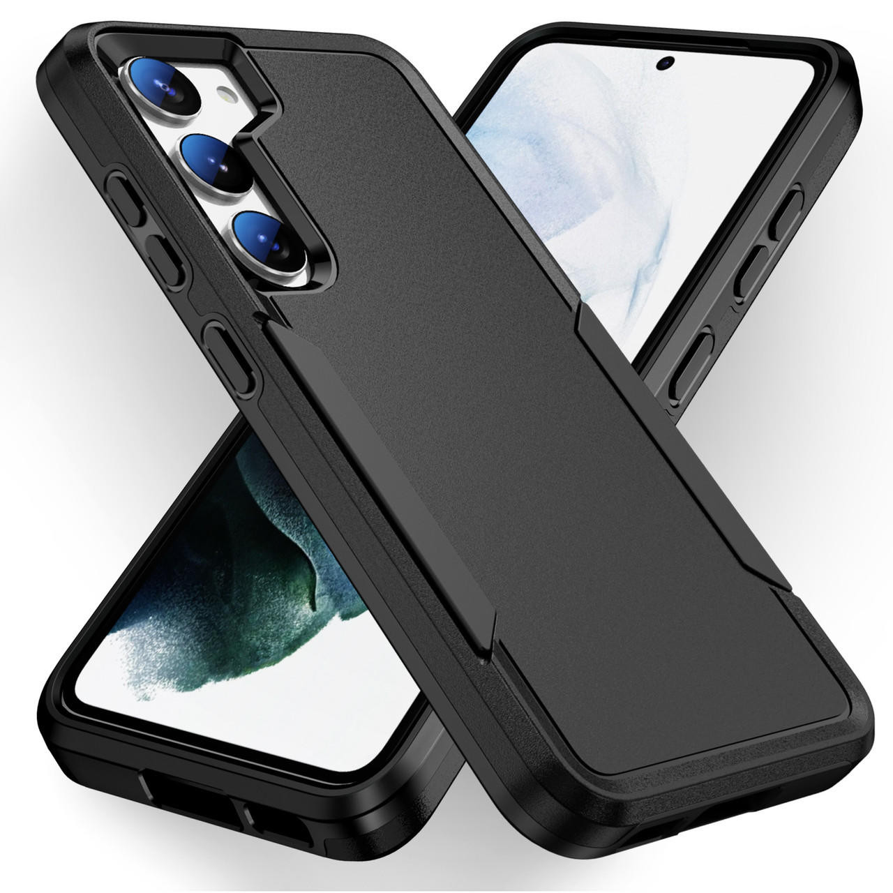  PHONIX Samsung Galaxy S23 5G (6.1') Armor Light Case - Black, Military-Grade Drop Protection, Scratch-Resistant, Soft TPU Material 