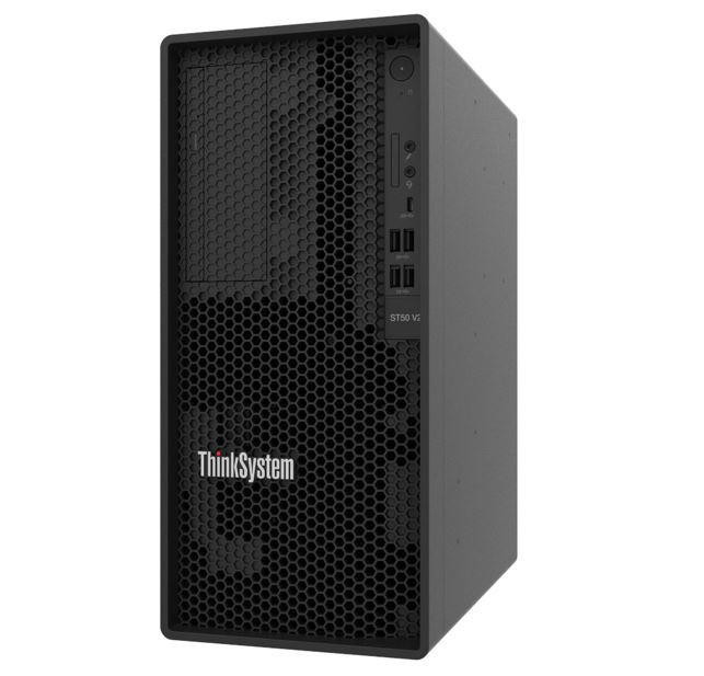 LENOVO ISG ThinkSystem ST50 V2, 1xIntel Xeon E-2324G 4C 3.1GHz 65W, 1x8GB 1Rx8, SW RD, 1x300W