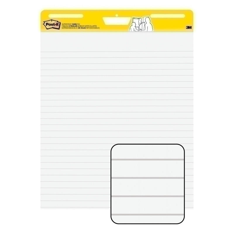 SS Easel Pad Lined 561WLSS