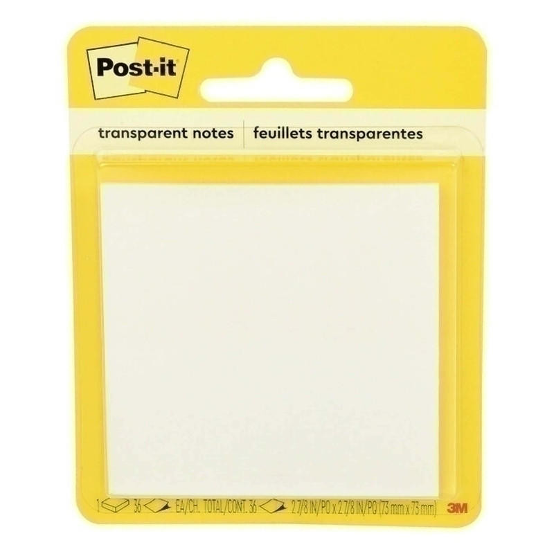 Notes 600-TRSPT Clear Box of 6