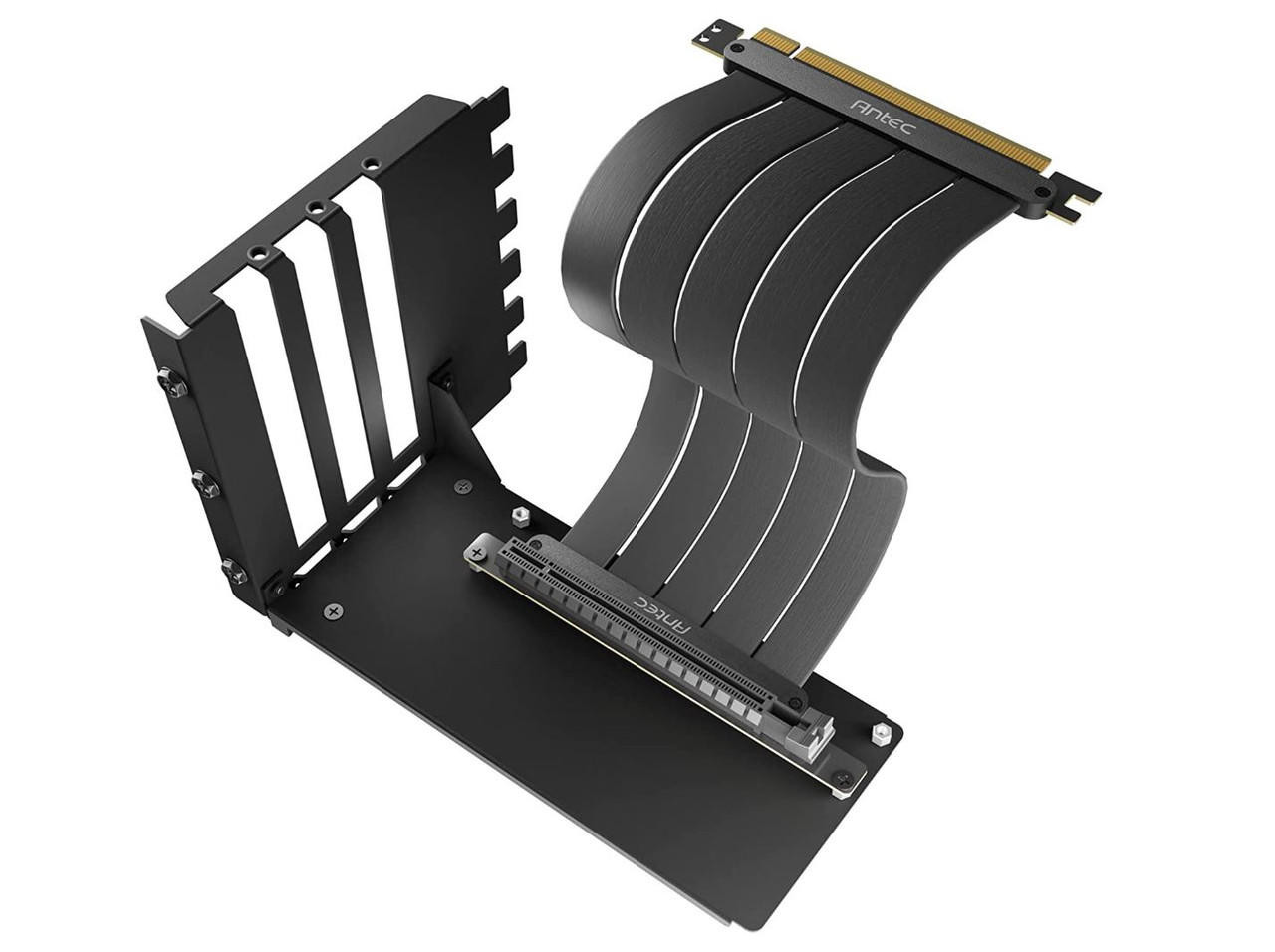 ANTEC PCIE-4.0 Vertical Bracket PCIE4.0 Cable Kit (200mm) Black