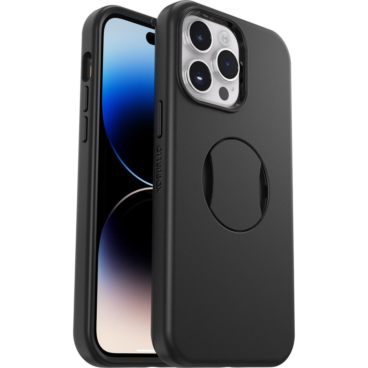 OTTERBOX OtterGrip Symmetry MagSafe Apple iPhone 14 Pro Max Case Black - (77-89363), Antimicrobial, DROP+ 3X Military Standard, Integrated Grip, Sleek