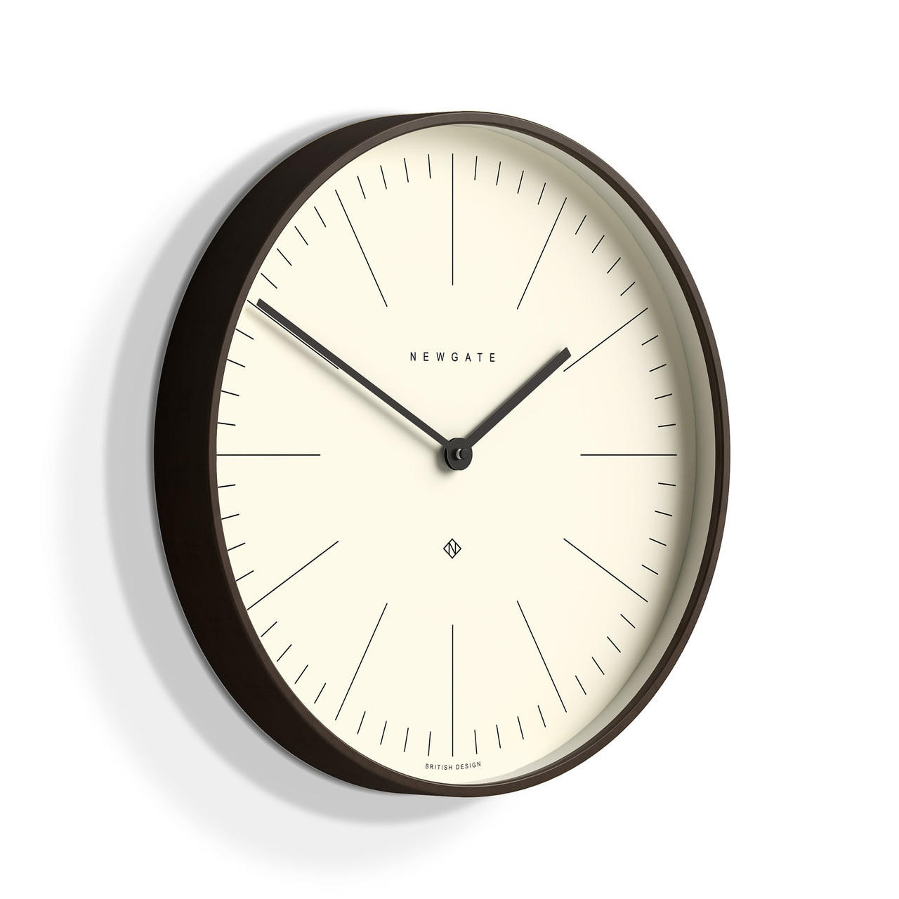  Newgate Mr Clarke Clock Dark Wood Marker Dial 