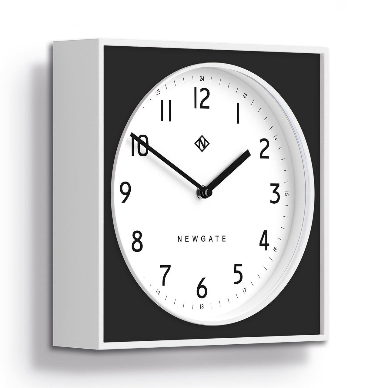  Newgate Burger & Chips Wall Clock Black 
