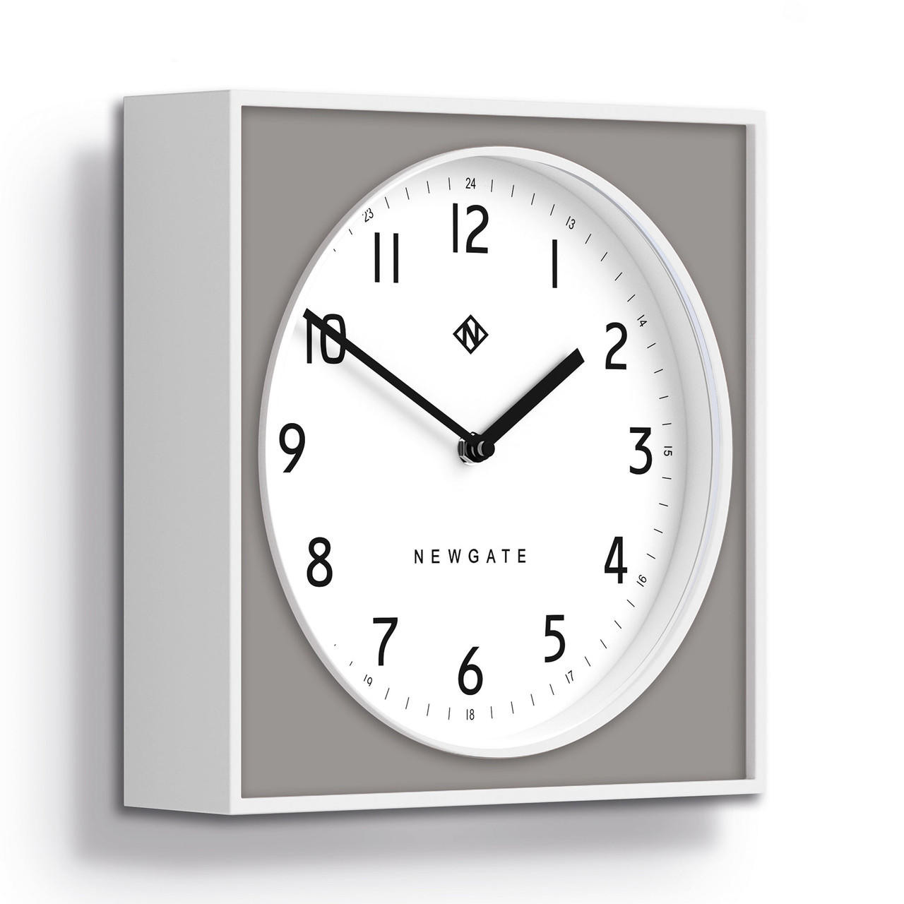  Newgate Burger & Chips Wall Clock Posh Grey 