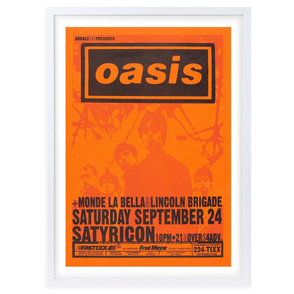  Wall Art's Oasis - Satyricon - 1994 Large 105cm x 81cm Framed A1 Art Print 