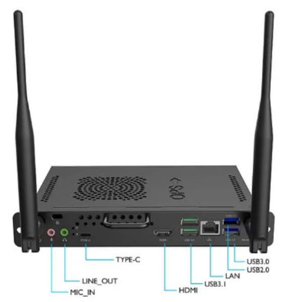 BENQ BenQ OPS - Intel 10th Gen i5-10210U / 8Gb (max 32Gb) / 256Gb SSD / Win 10 IoT Enterprise / HDMI 