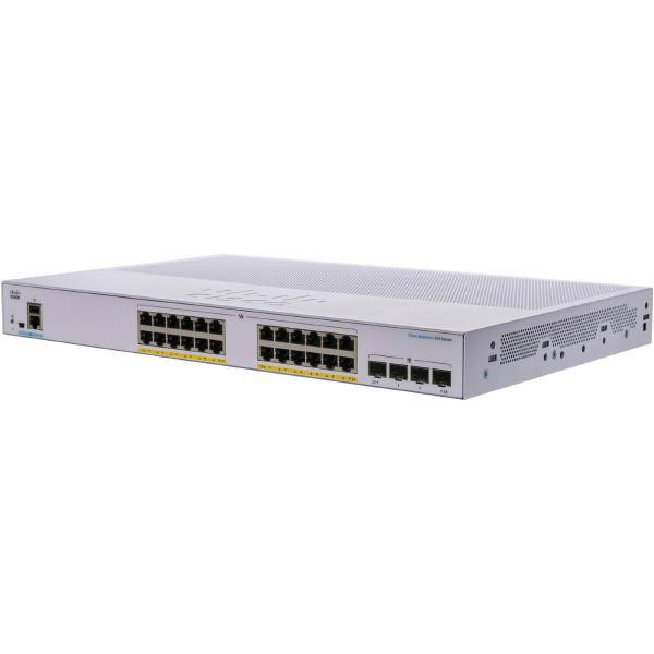 CISCO NQR Cisco CBS350 Managed 24-port PoE (Unit is missing brackets and PSU) 