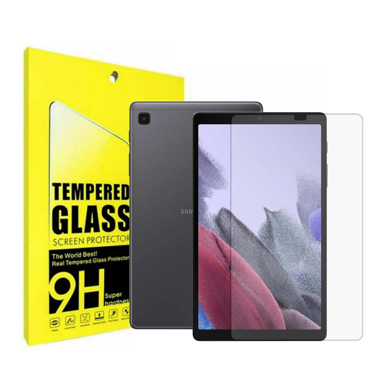 PISEN Samsung Galaxy Tab A7 Lite (8.7') Premium Tempered Glass Screen Protector - Anti-Glare, Durable, Scratch Resistant, Dust Repelling, Ultra Clear