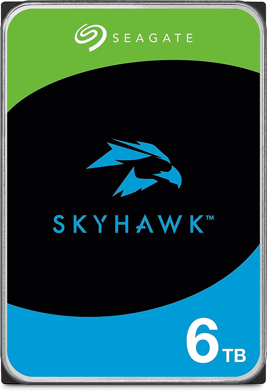 SEAGATE 6TB SkyHawk Surveillance 3.5' HDD SATA 6Gb/s, 5400 RPM, 256MB Cache, 3 Years
