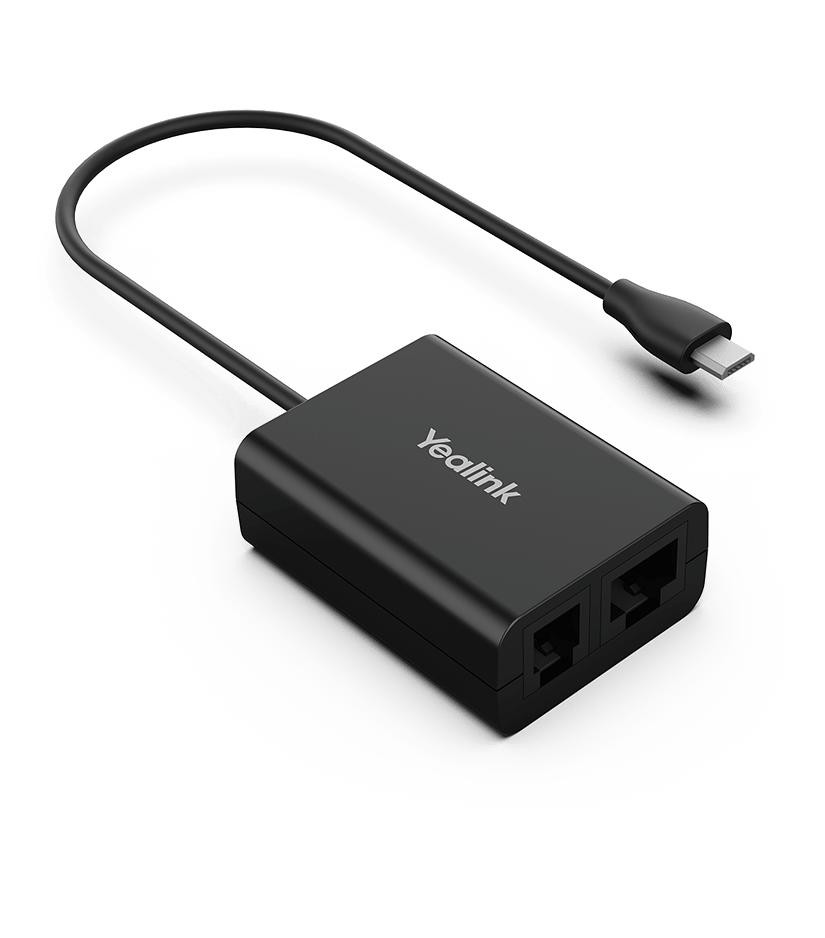  YEALINK EHS61 Wireless Headset Adapter for WH62/3, Compatible with Unify/Mitel/Yealink T27G/29G/4xG 