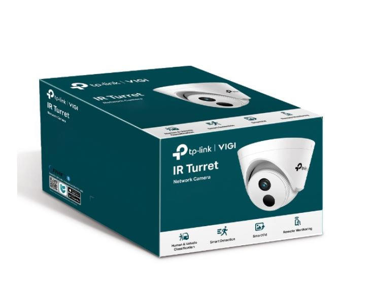 TP-LINK VIGI 4MP C440I(2.8mm) IR Turret Network Camera, 2.8mm Lens, Corridor Mode, Smart Detection, 2YW (LD)