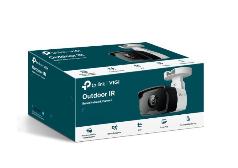 TP-LINK VIGI 4MP C340I(2.8mm) Outdoor IR Bullet Network Camera, 2.8mm Lens, Smart Detection, 2YW (LD)