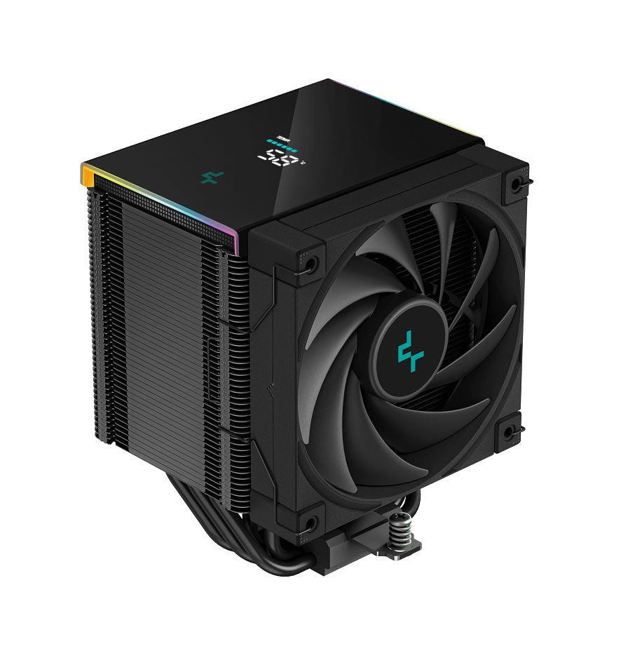 DEEPCOOL AK500 DIGITAL High-Performance CPU Cooler, 5 Copper Heat Pipes, Single-Tower Heatsink, 120mm FDB PWM Fan, 240W LGA1700/AM5 SUPPORT