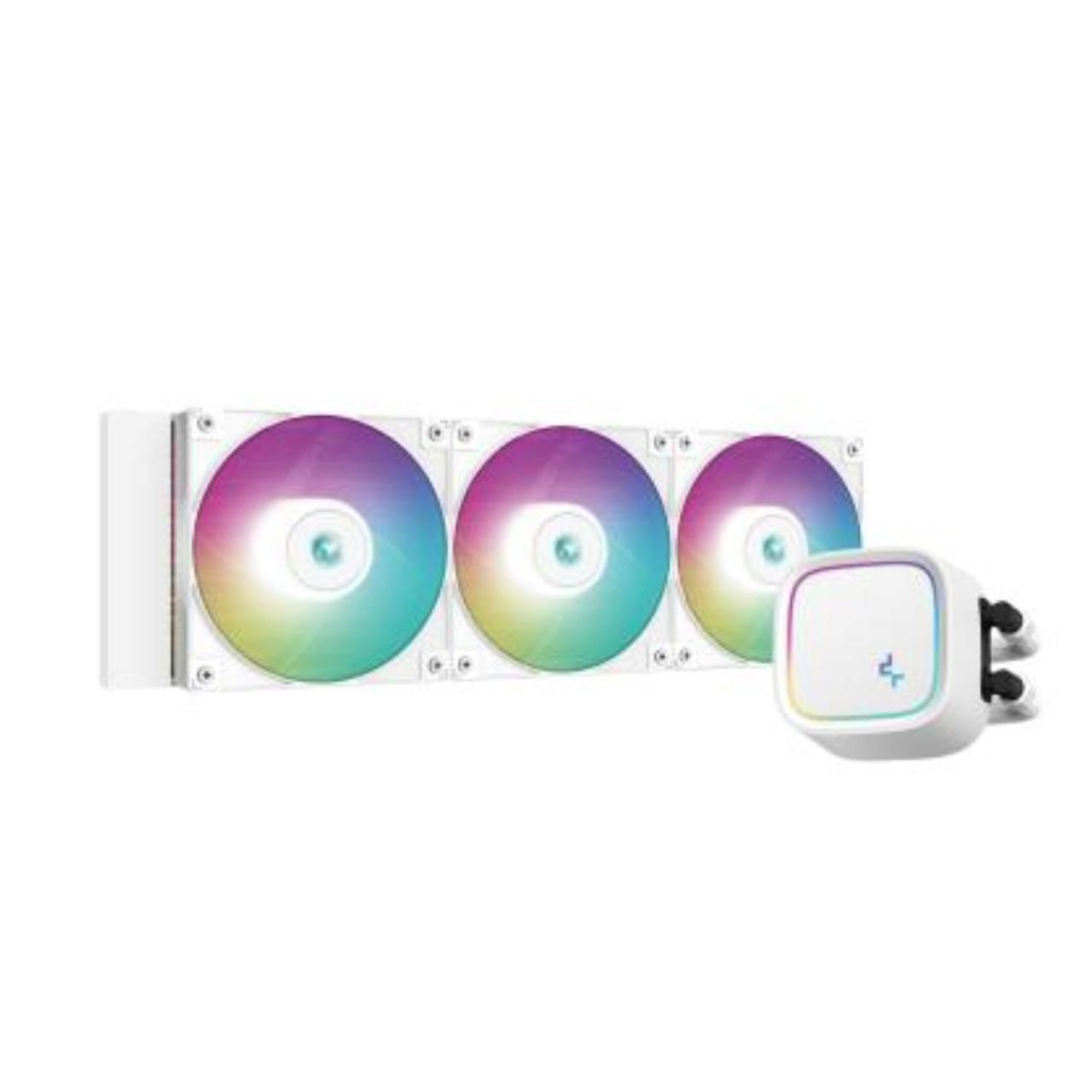 DEEPCOOL LE720 WH 360mm ARGB All-in-One Liquid Cooler 250W Heat Dissipation,Hydro Bearing, Intel LGA1700/1200/1151/1150/1155/ AMDAM5/AM4