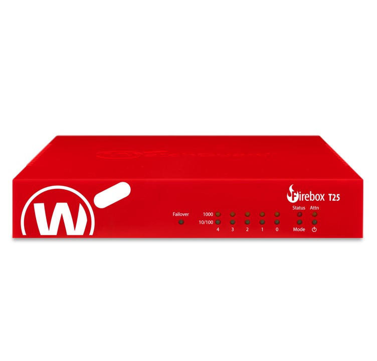 WATCHGUARD Firebox T25 with 1-yr Total Security Suite