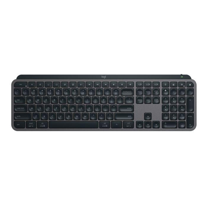 LOGITECH MX KEYS S Wireless ILLUMINATED Keyboard/ Rechargeable Li-Po (1500 mAh) battery Graphite 1-Year Limited Hardware