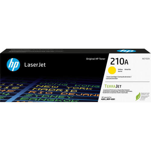 HP 210A Yellow Toner W2102A